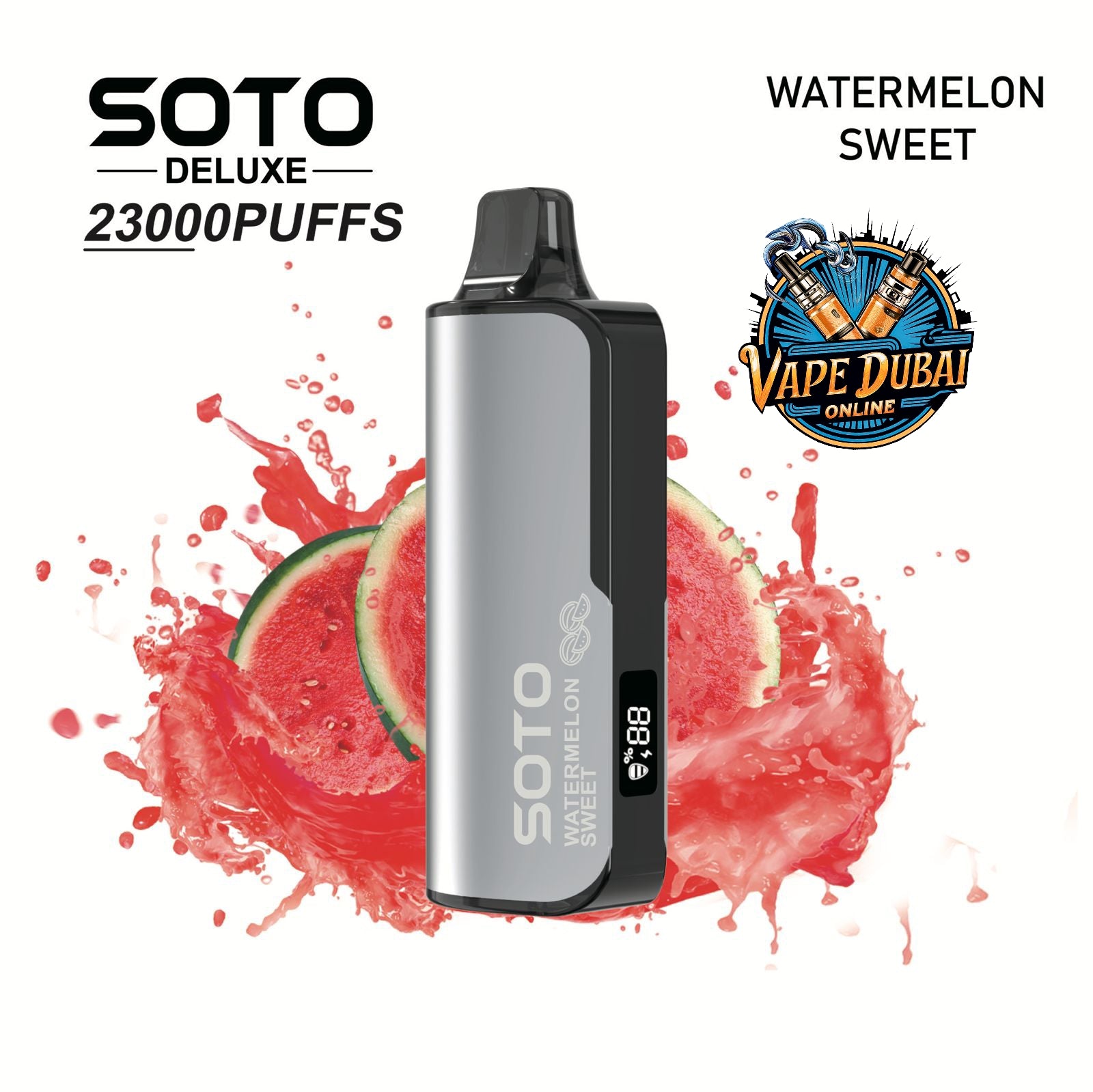 Soto Deluxe 23000 Puffs Disposable Vape – Buy Online in Dubai, UAE