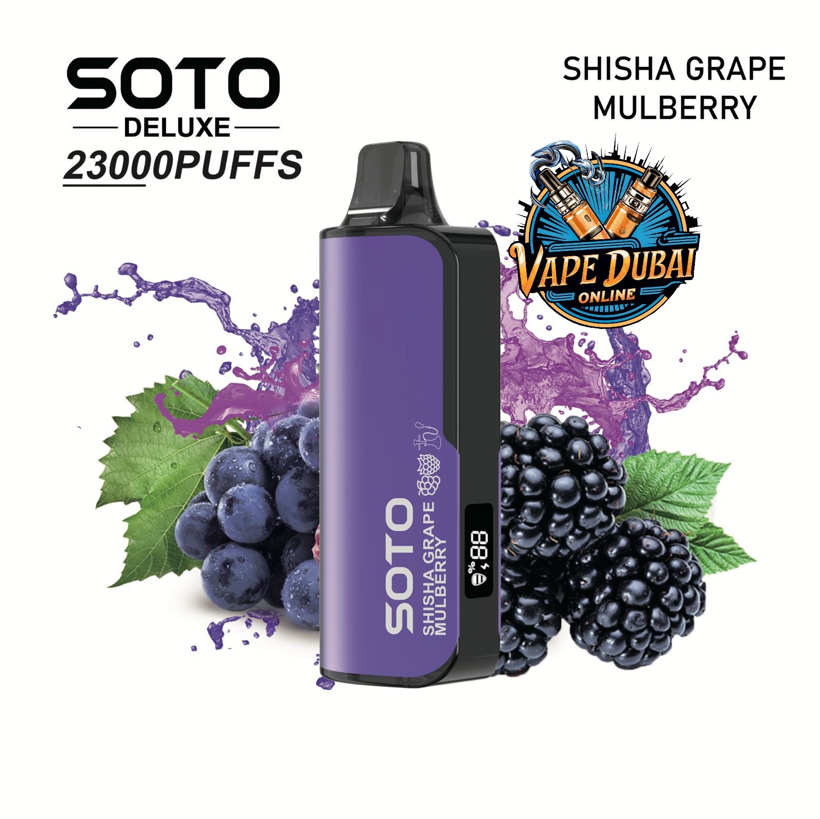 Soto Deluxe 23000 Puffs Disposable Vape – Buy Online in Dubai, UAE