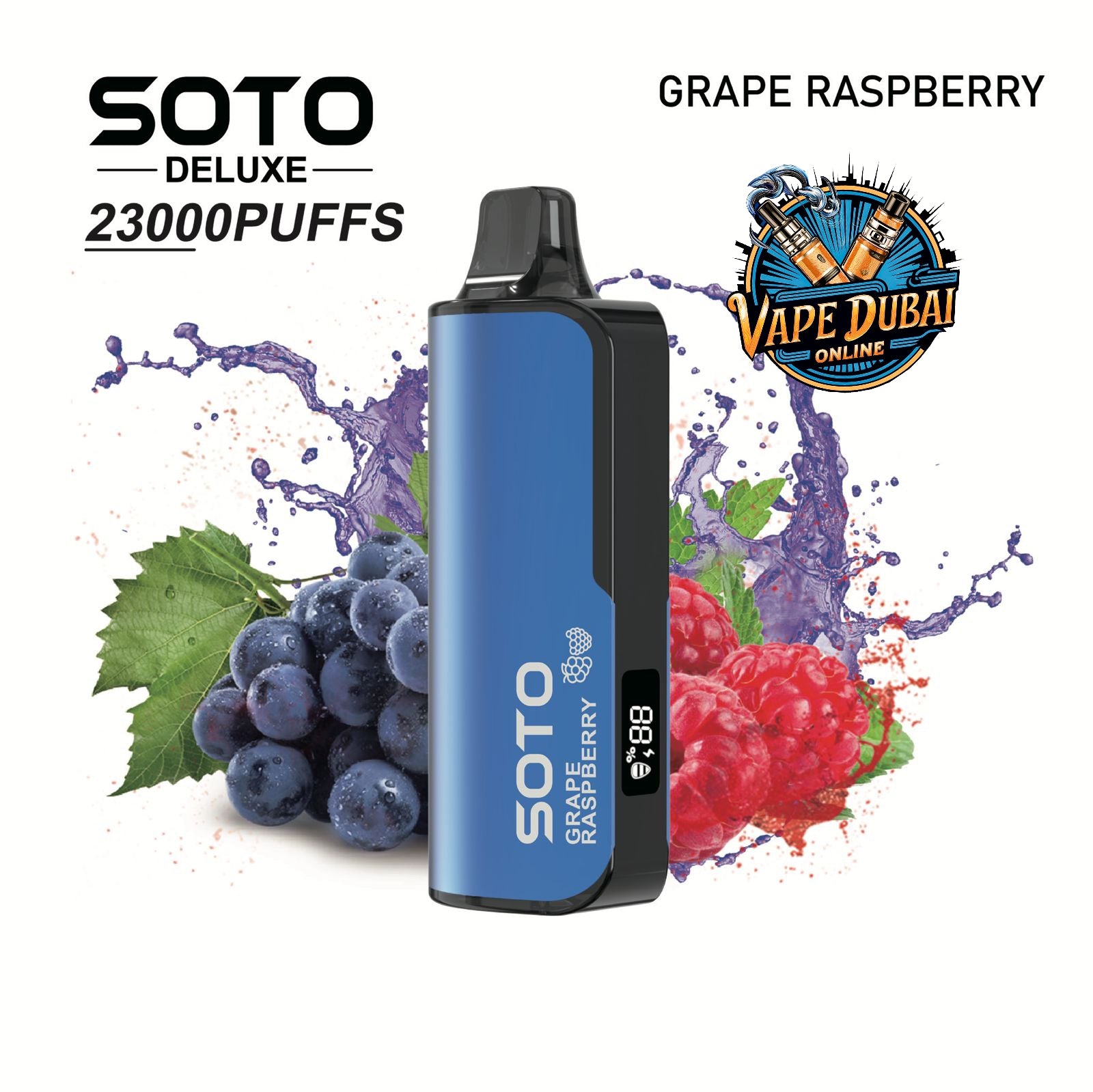 Soto Deluxe 23000 Puffs Disposable Vape – Buy Online in Dubai, UAE