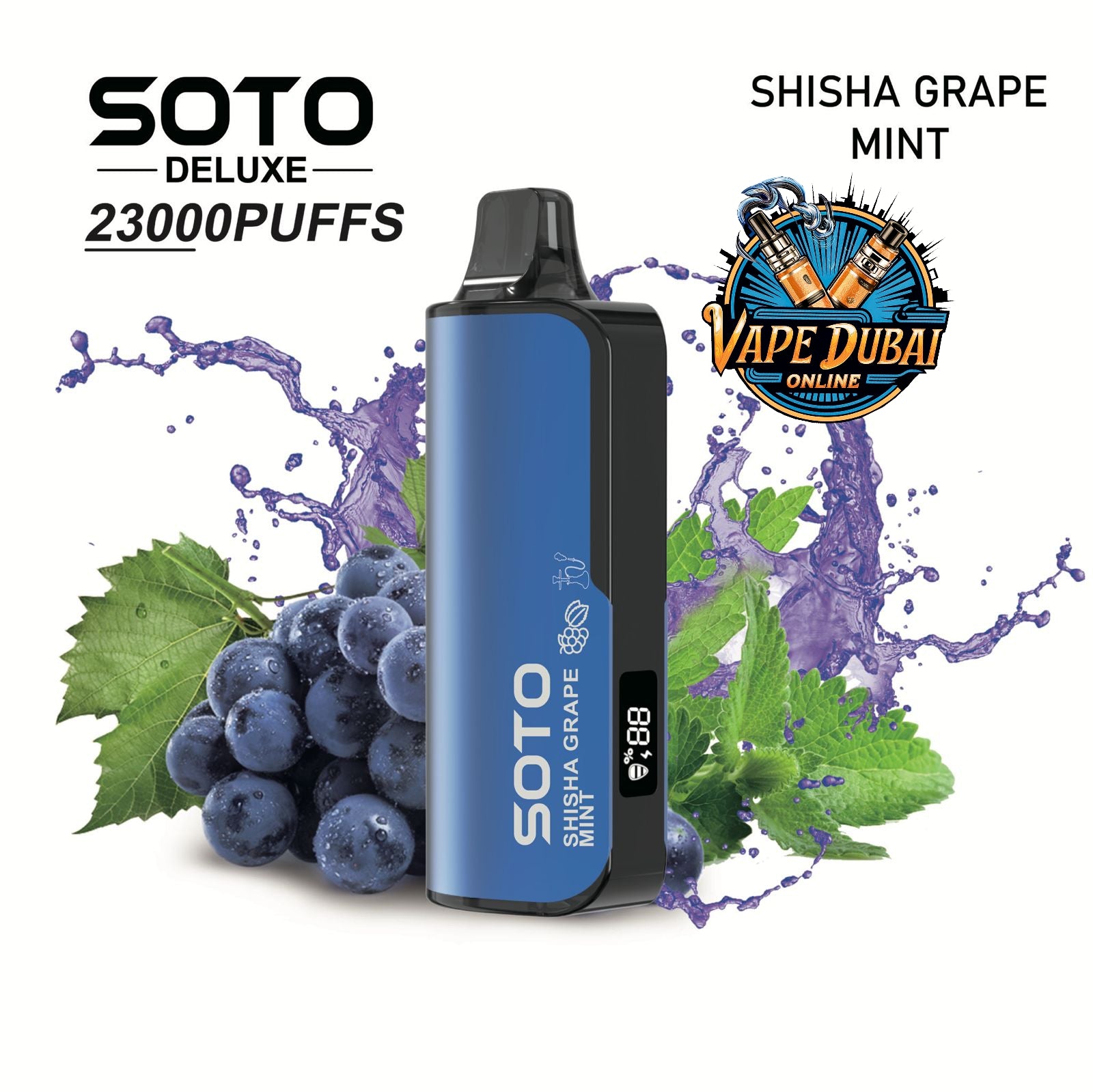 Soto Deluxe 23000 Puffs Disposable Vape – Buy Online in Dubai, UAE