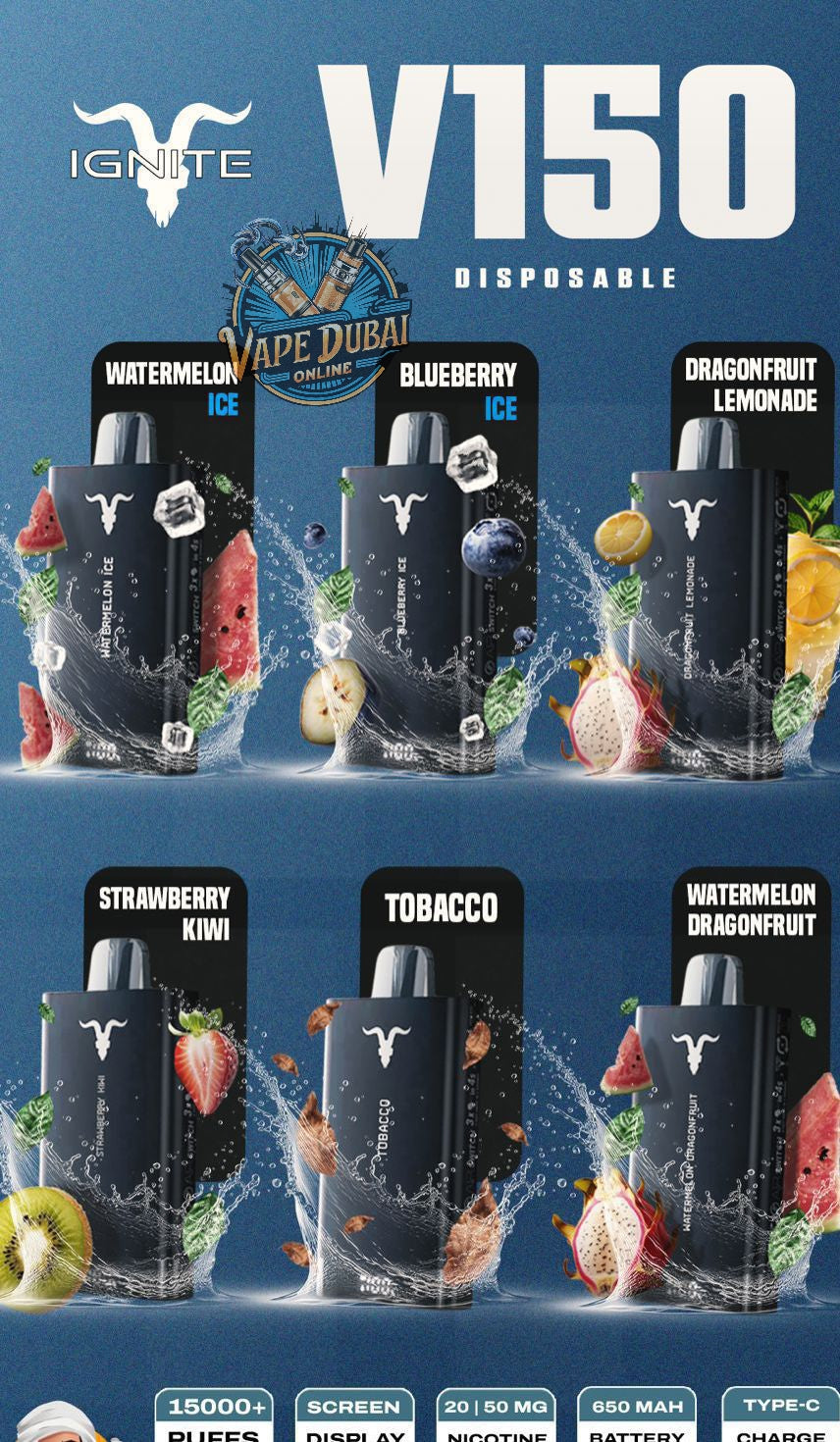 IGNITE V150 15000 Puffs Disposable Vape – Buy Online in Dubai, UAE