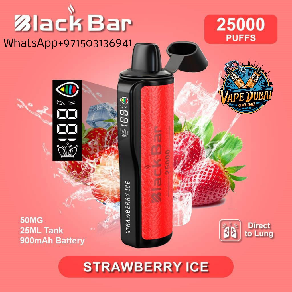 Buy Black Bar 25000 Puffs Disposable Vape – Best Vape in Dubai, UAE
