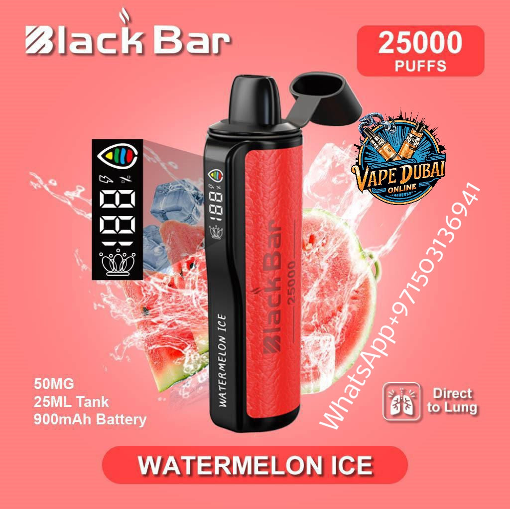 Buy Black Bar 25000 Puffs Disposable Vape – Best Vape in Dubai, UAE