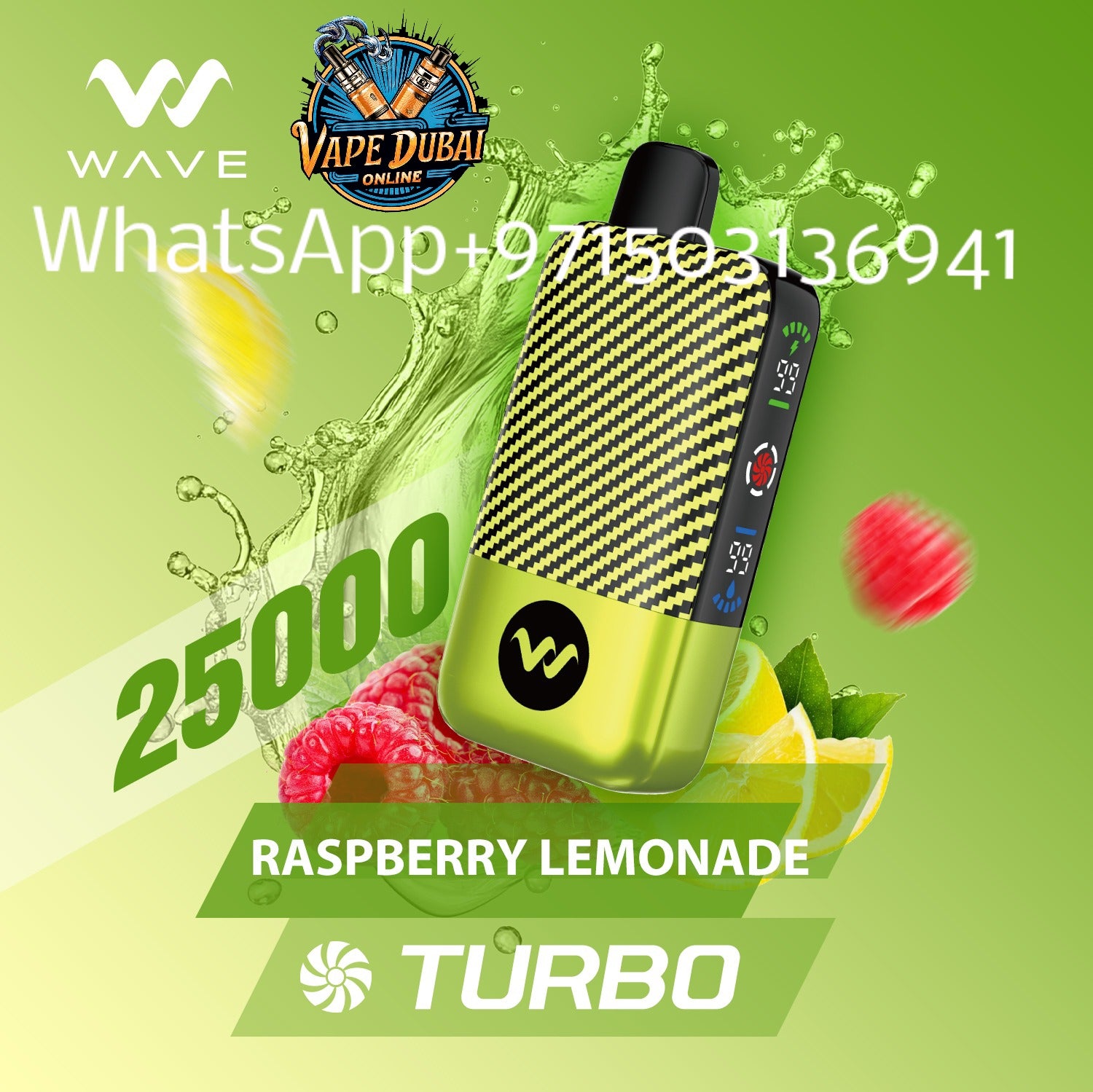 Buy Wave Turbo 25000 Puffs Vape – Long-Lasting Disposable in Dubai