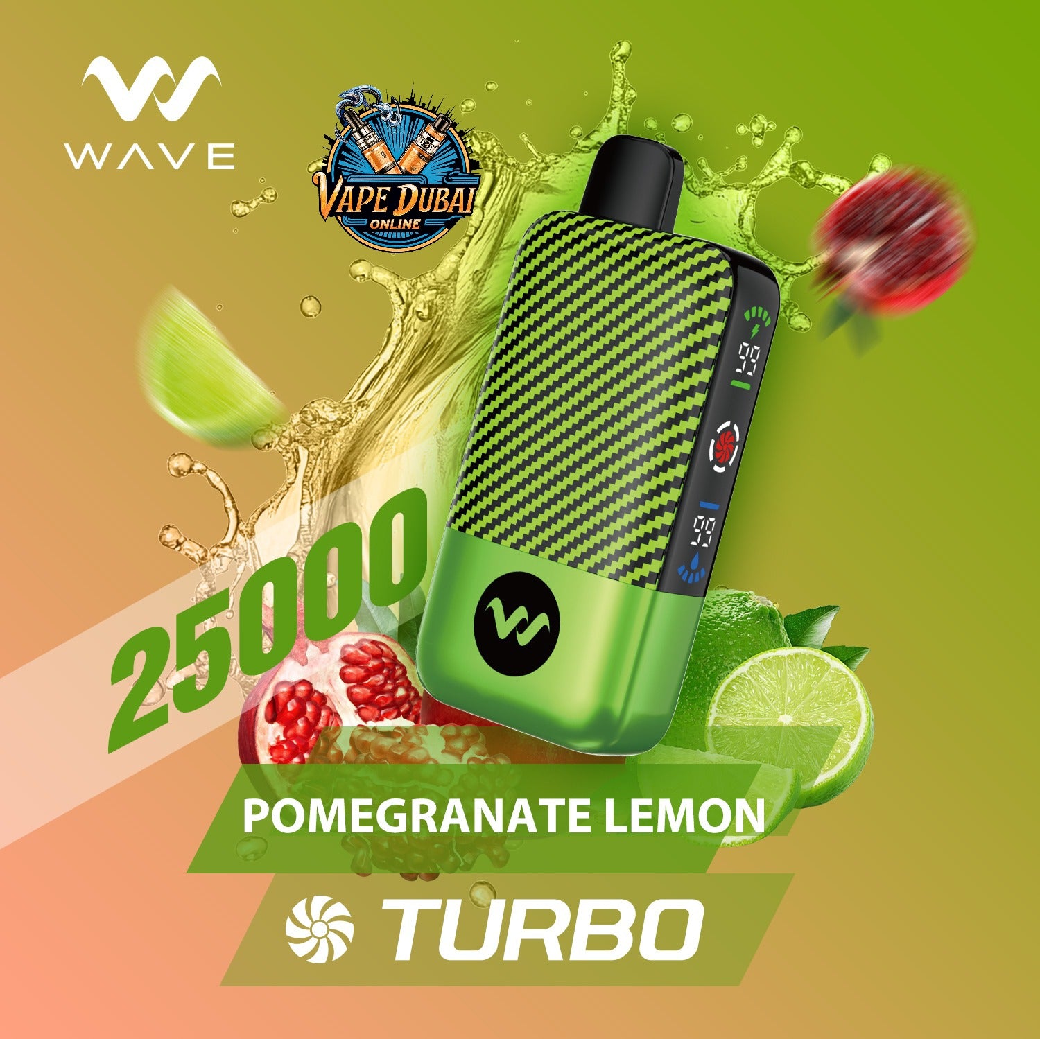 Buy Wave Turbo 25000 Puffs Vape – Long-Lasting Disposable in Dubai