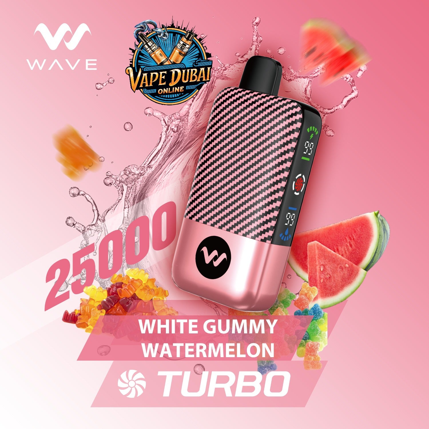 Buy Wave Turbo 25000 Puffs Vape – Long-Lasting Disposable in Dubai