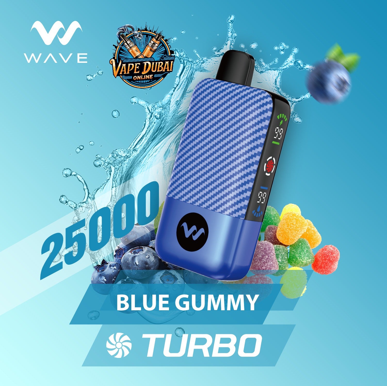 Buy Wave Turbo 25000 Puffs Vape – Long-Lasting Disposable in Dubai