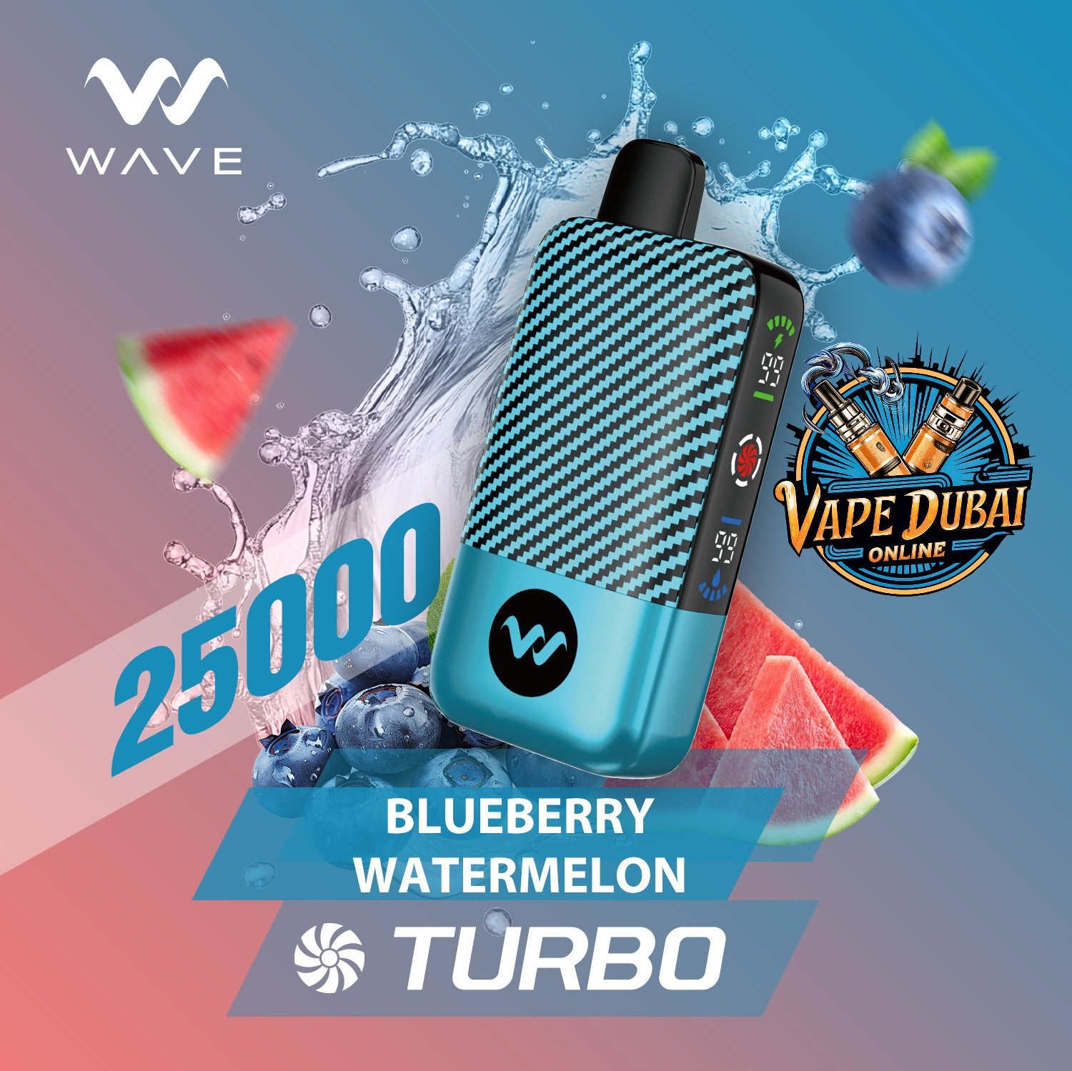 Buy Wave Turbo 25000 Puffs Vape – Long-Lasting Disposable in Dubai