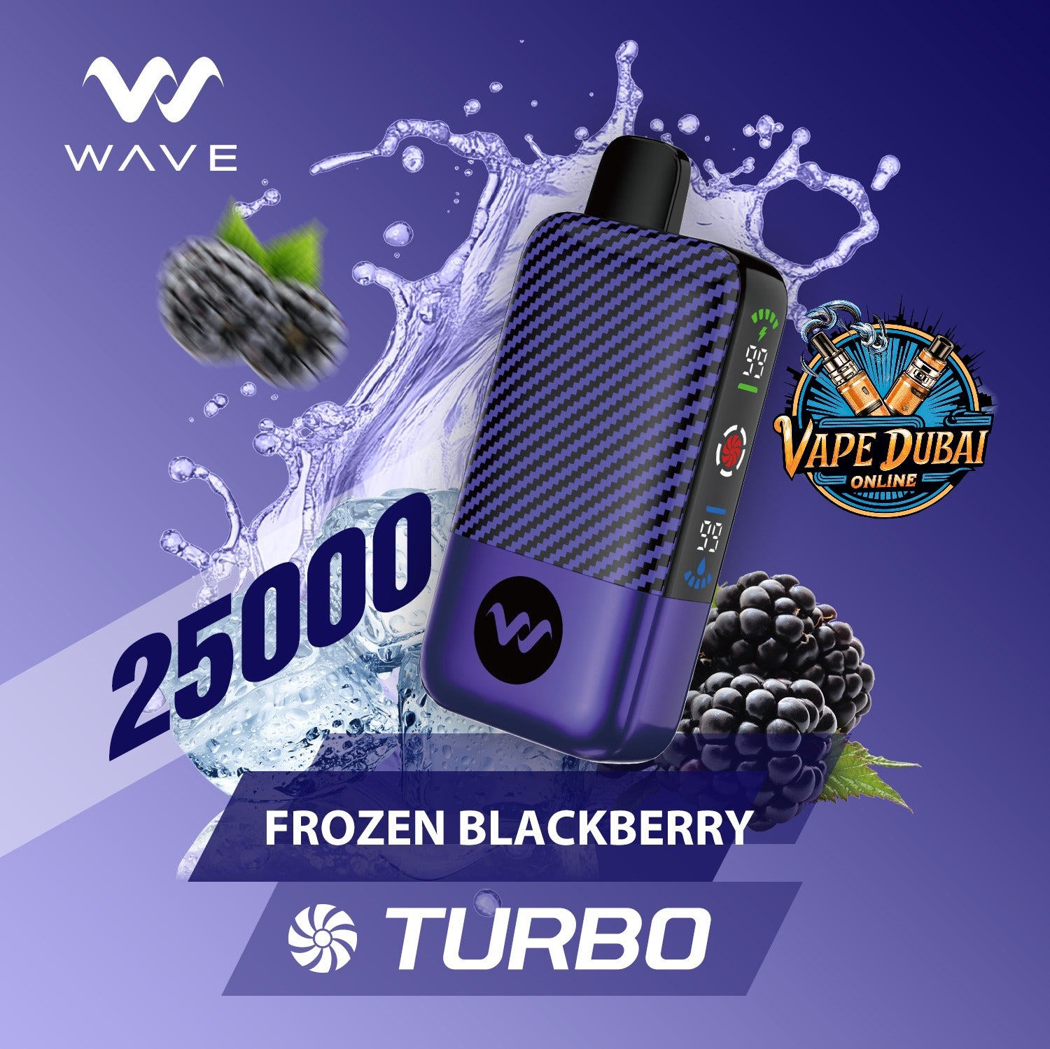 Buy Wave Turbo 25000 Puffs Vape – Long-Lasting Disposable in Dubai