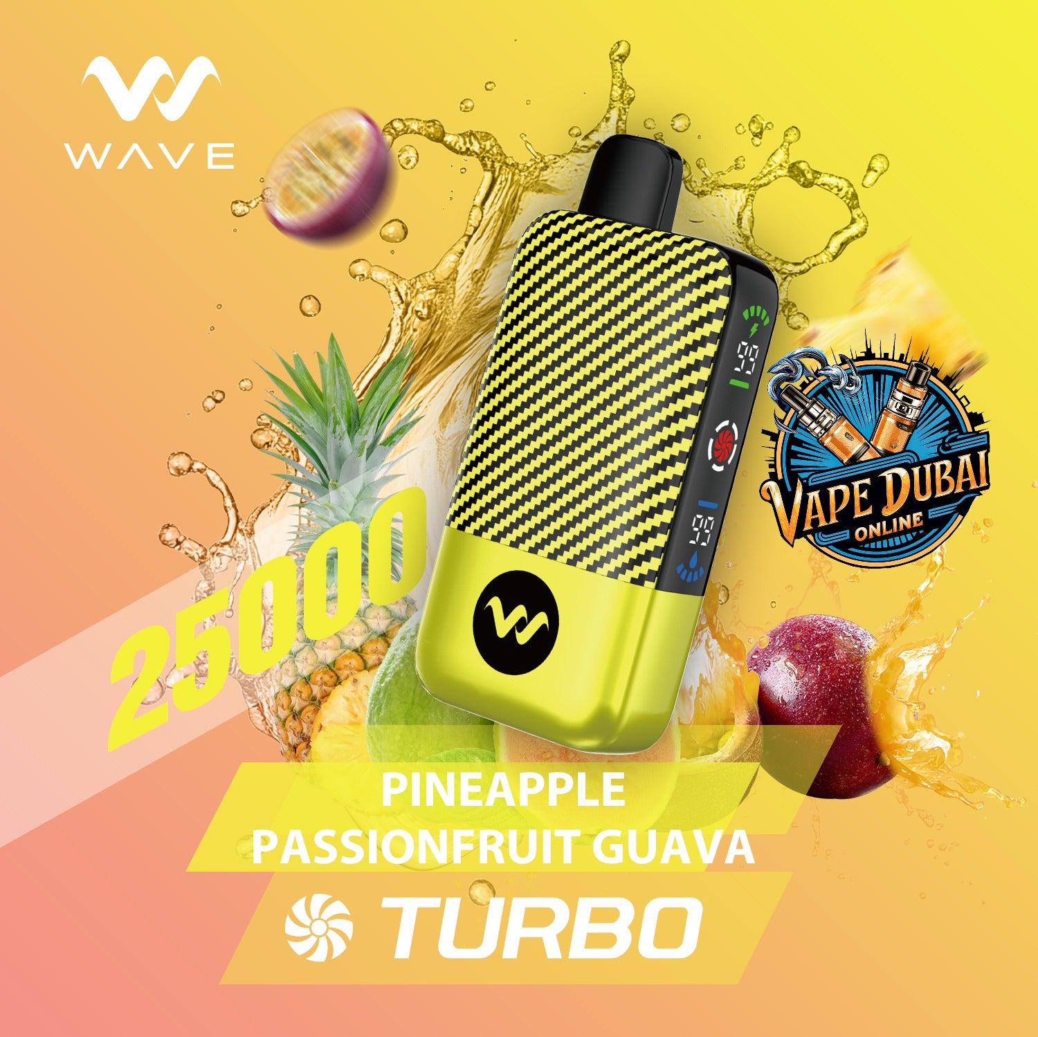 Buy Wave Turbo 25000 Puffs Vape – Long-Lasting Disposable in Dubai