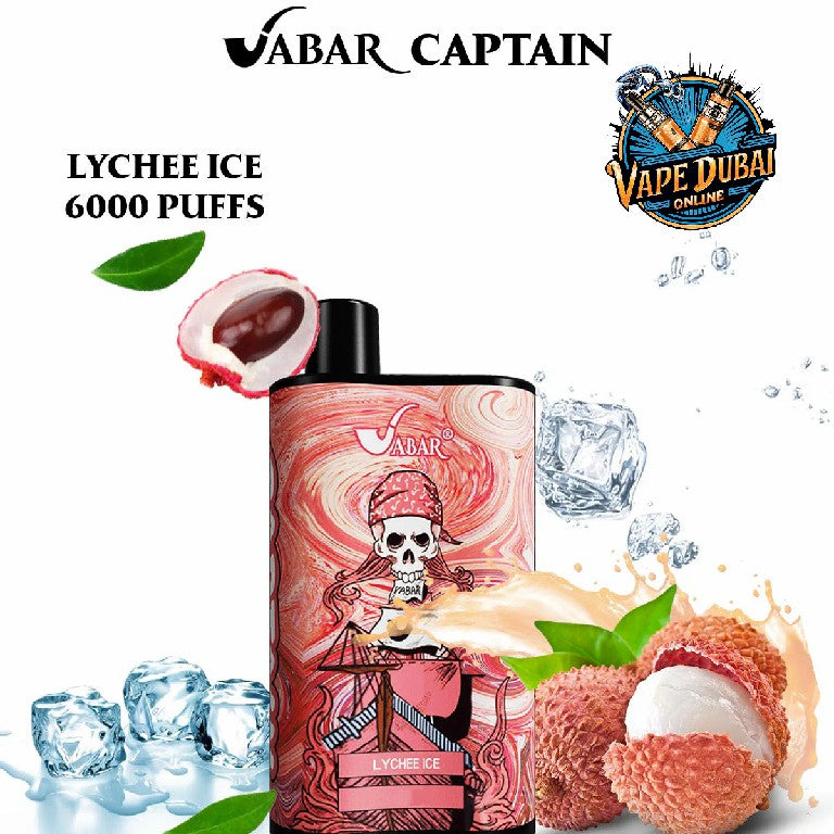 VABAR Captain 6000 Puffs Disposable Vape Best Price Dubai & UAE