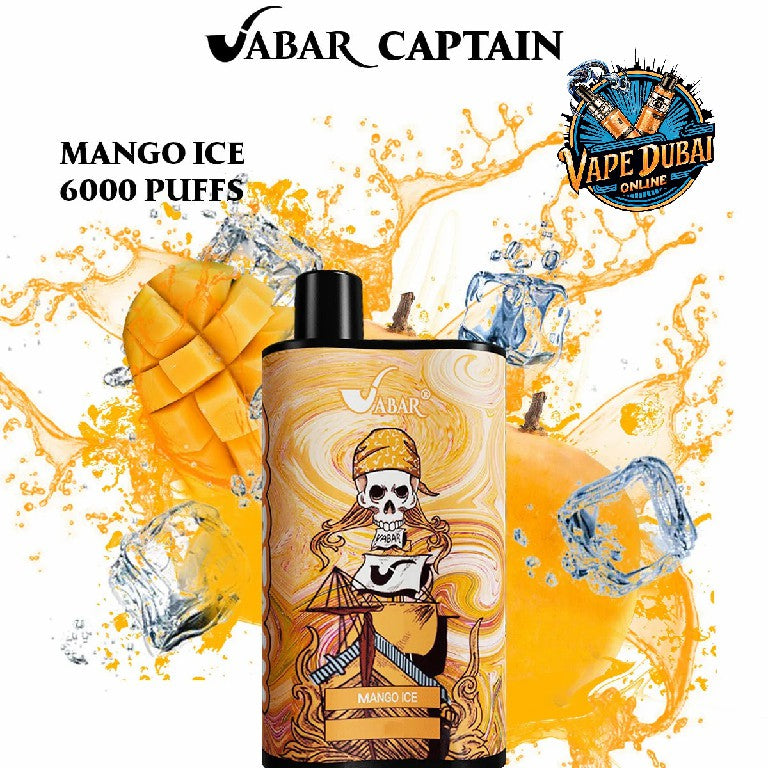VABAR Captain 6000 Puffs Disposable Vape Best Price Dubai & UAE