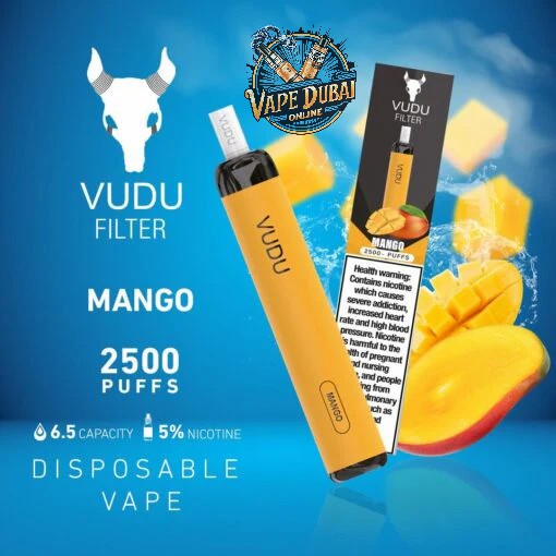 VUDU Filter 2500 Puffs 5% Disposable Vape – Dubai, UAE