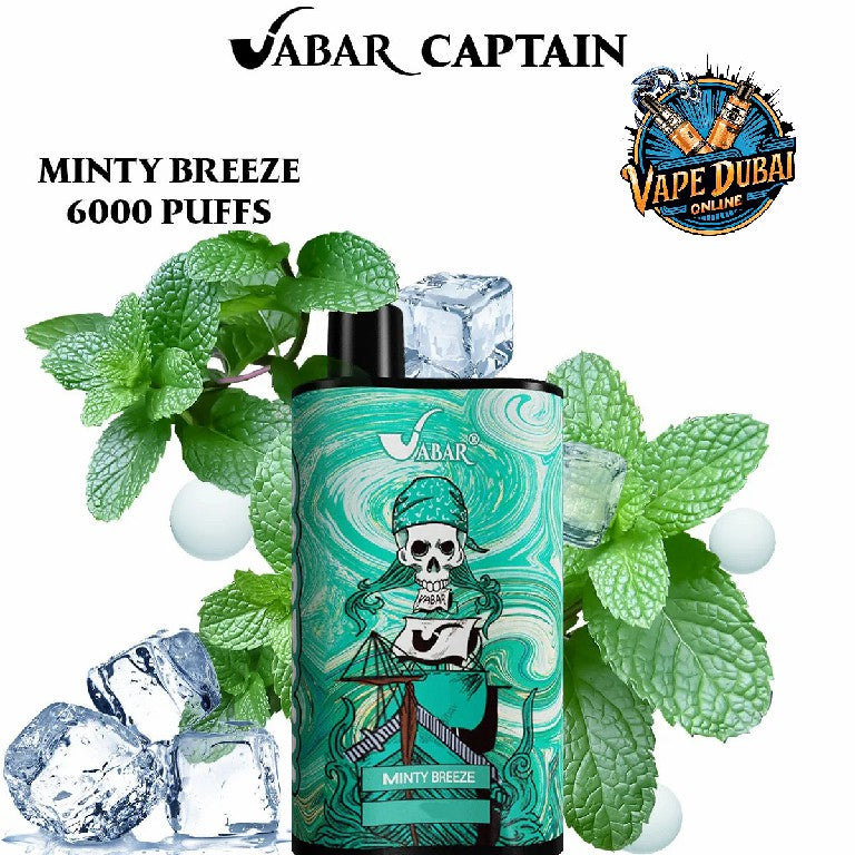 VABAR Captain 6000 Puffs Disposable Vape Best Price Dubai & UAE