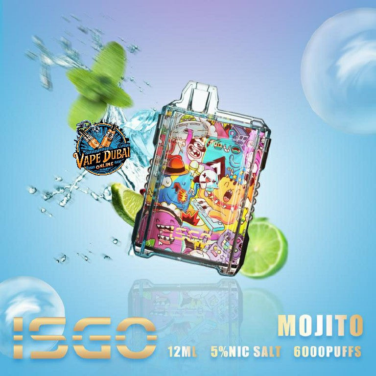 ISGO 6000 Puffs Rechargeable Disposable Vape – Best in Dubai
