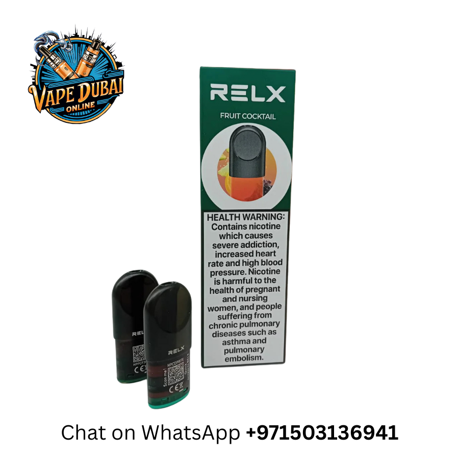 RELX Pods 2PC/PACK - 1.8% Nicotine, 21 Flavors, Dubai UAE