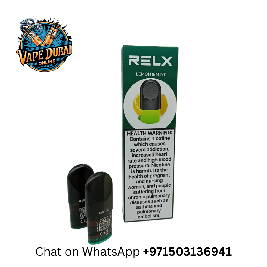 RELX Pods 2PC/PACK - 1.8% Nicotine, 21 Flavors, Dubai UAE