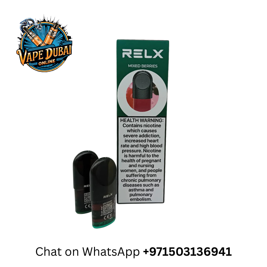 RELX Pods 2PC/PACK - 1.8% Nicotine, 21 Flavors, Dubai UAE