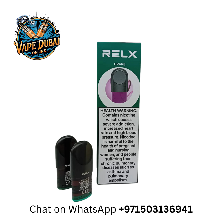 RELX Pods 2PC/PACK - 1.8% Nicotine, 21 Flavors, Dubai UAE