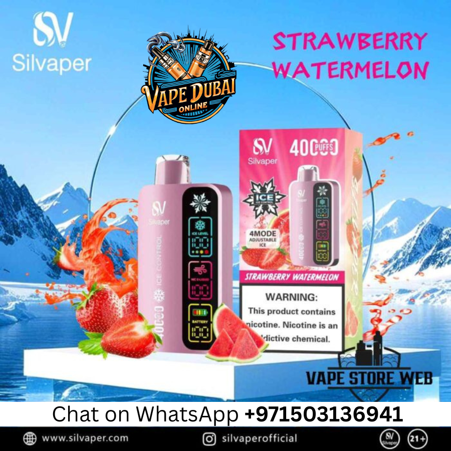 SILVAPER 40000 Puffs Vape - 4 Mode Adjustable Airflow Dubai UAE