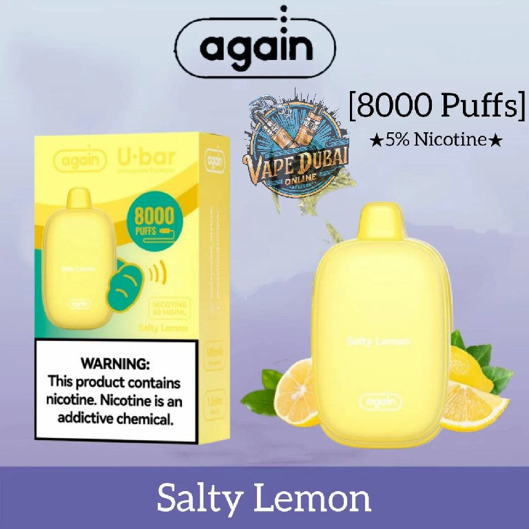Again U Bar 8000 Puffs Disposable Vape – Now in Dubai, UAE