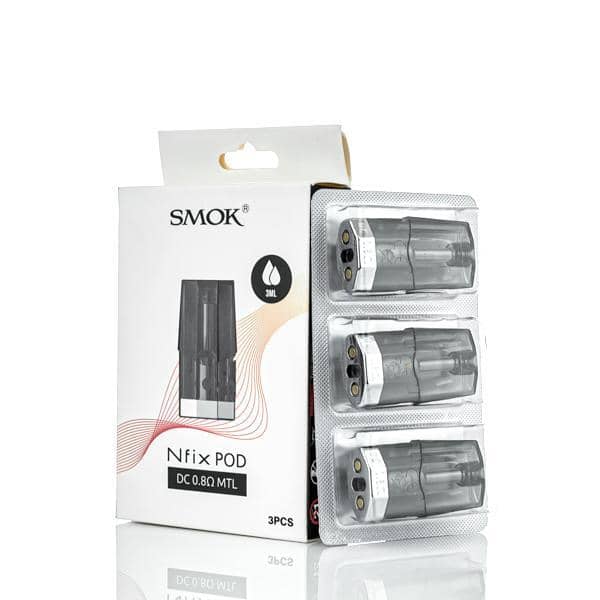 SMOK Nfix Replacement Pods 3ml – Pack of 3 | MTL & Mesh | Dubai UAE