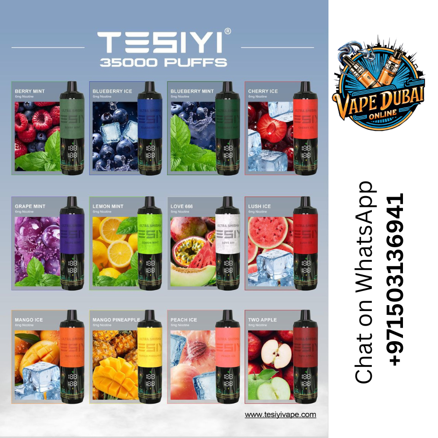 TESIYI ULTRA SHISHA 35000 Puffs Vape 6mg – Buy Online in Dubai