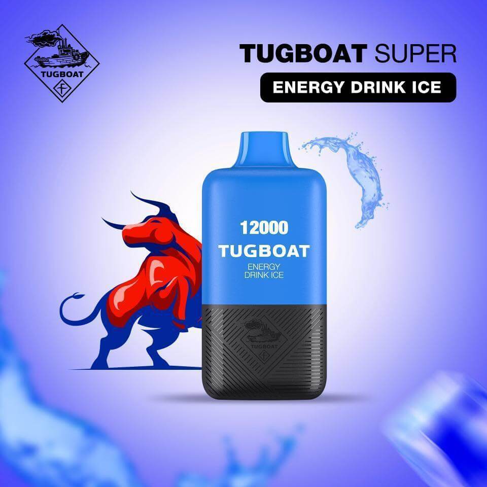 Tugboat Super 12000 Puffs Vape – Rechargeable Type-C | Dubai UAE