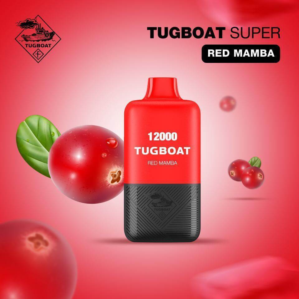 Tugboat Super 12000 Puffs Vape – Rechargeable Type-C | Dubai UAE