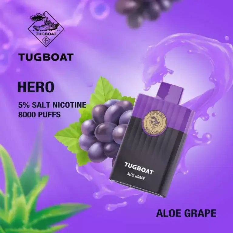 Tugboat Hero 8000 Puffs Disposable Vape – Buy Online Dubai UAE