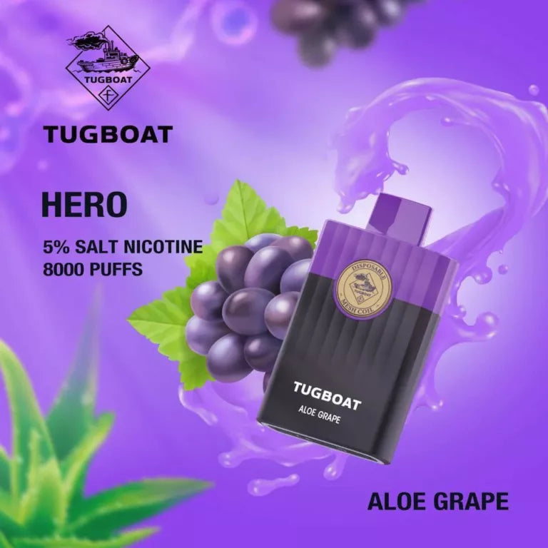 Tugboat Hero 8000 Puffs Disposable Vape – Buy Online Dubai UAE