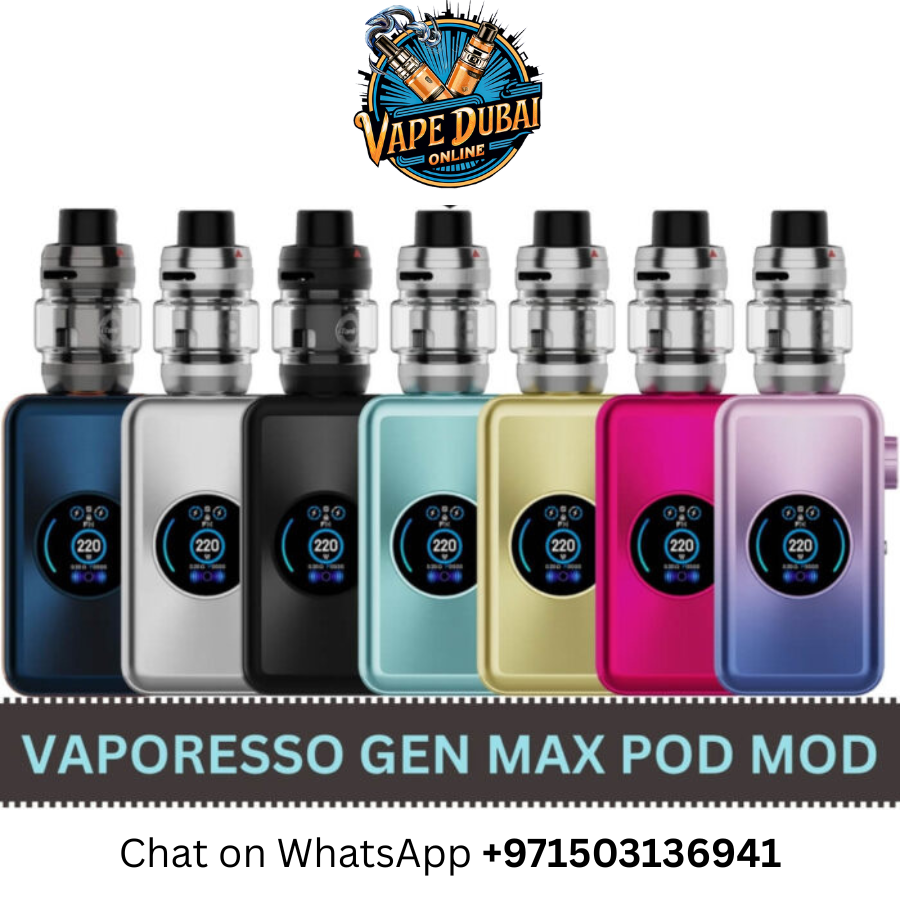 VAPORESSO Gen Max 220W Vape Kit – Powerful Pod Mod in Dubai UAE