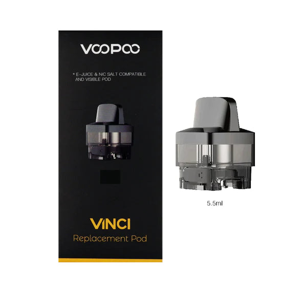 VOOPOO VINCI Replacement Pods - 5.5ml/2ml (2-Pack, Dubai Stock)