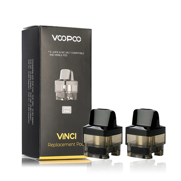 VOOPOO VINCI Replacement Pods - 5.5ml/2ml (2-Pack, Dubai Stock)