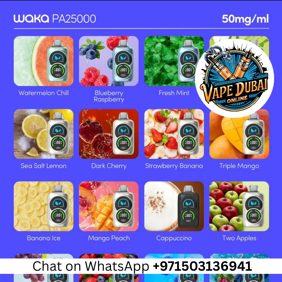 Waka PA25000 Puffs 50mg Disposable Vape – Dubai Vape Store