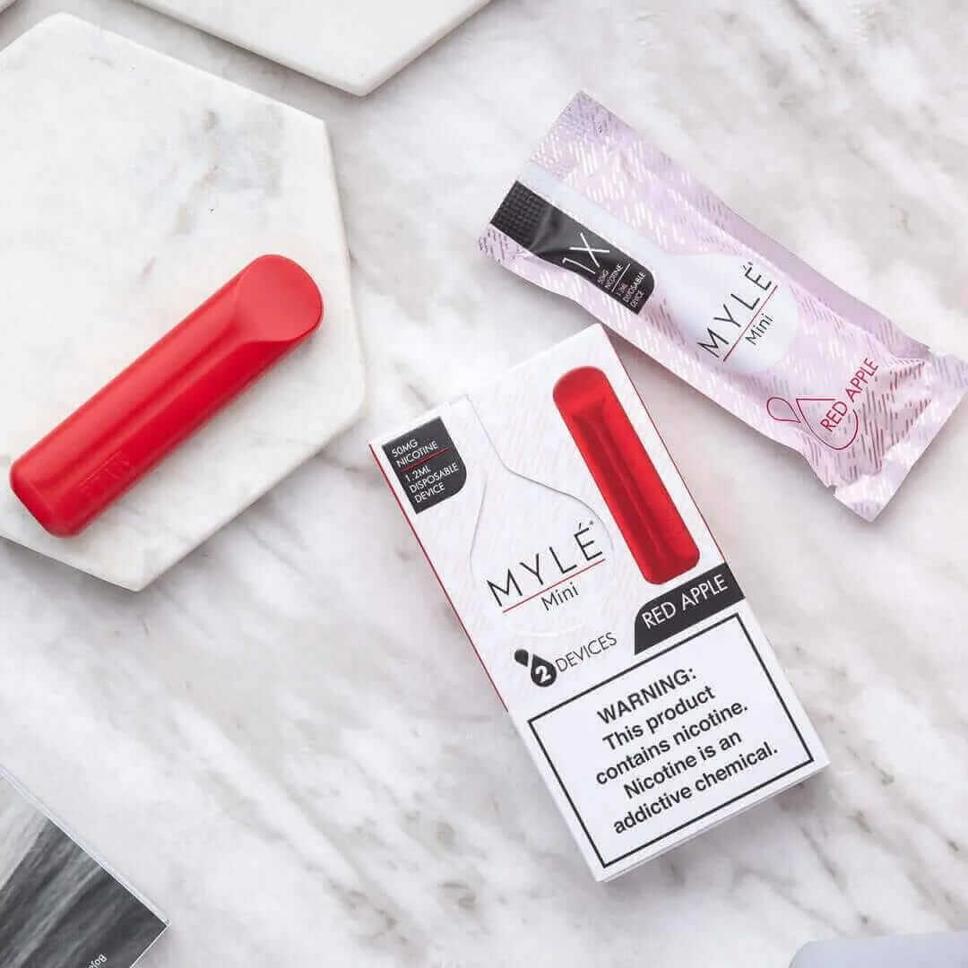 Myle Mini Peach Ice Disposable Vape 5% Nicotine – Dubai UAE