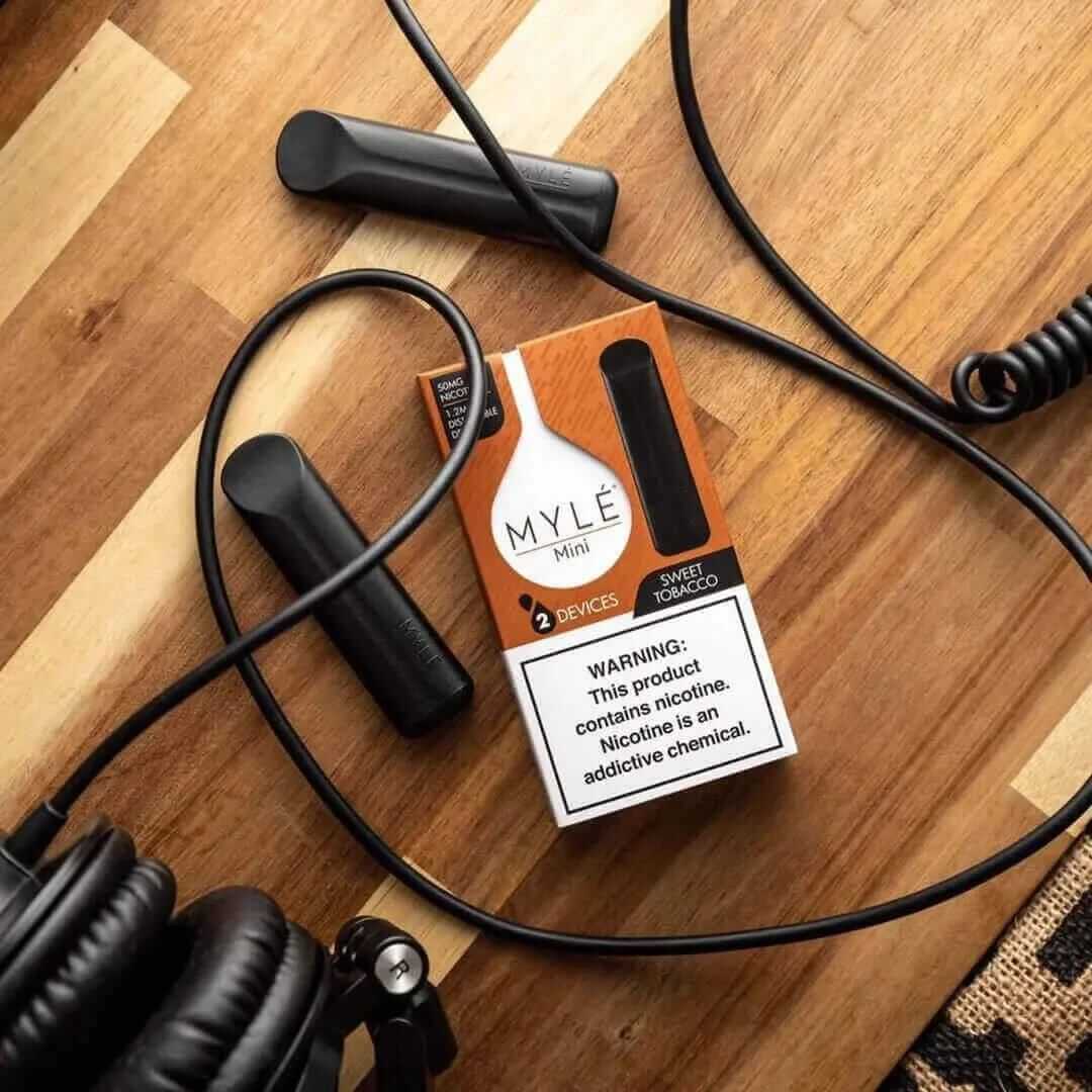 Myle Mini Peach Ice Disposable Vape 5% Nicotine – Dubai UAE