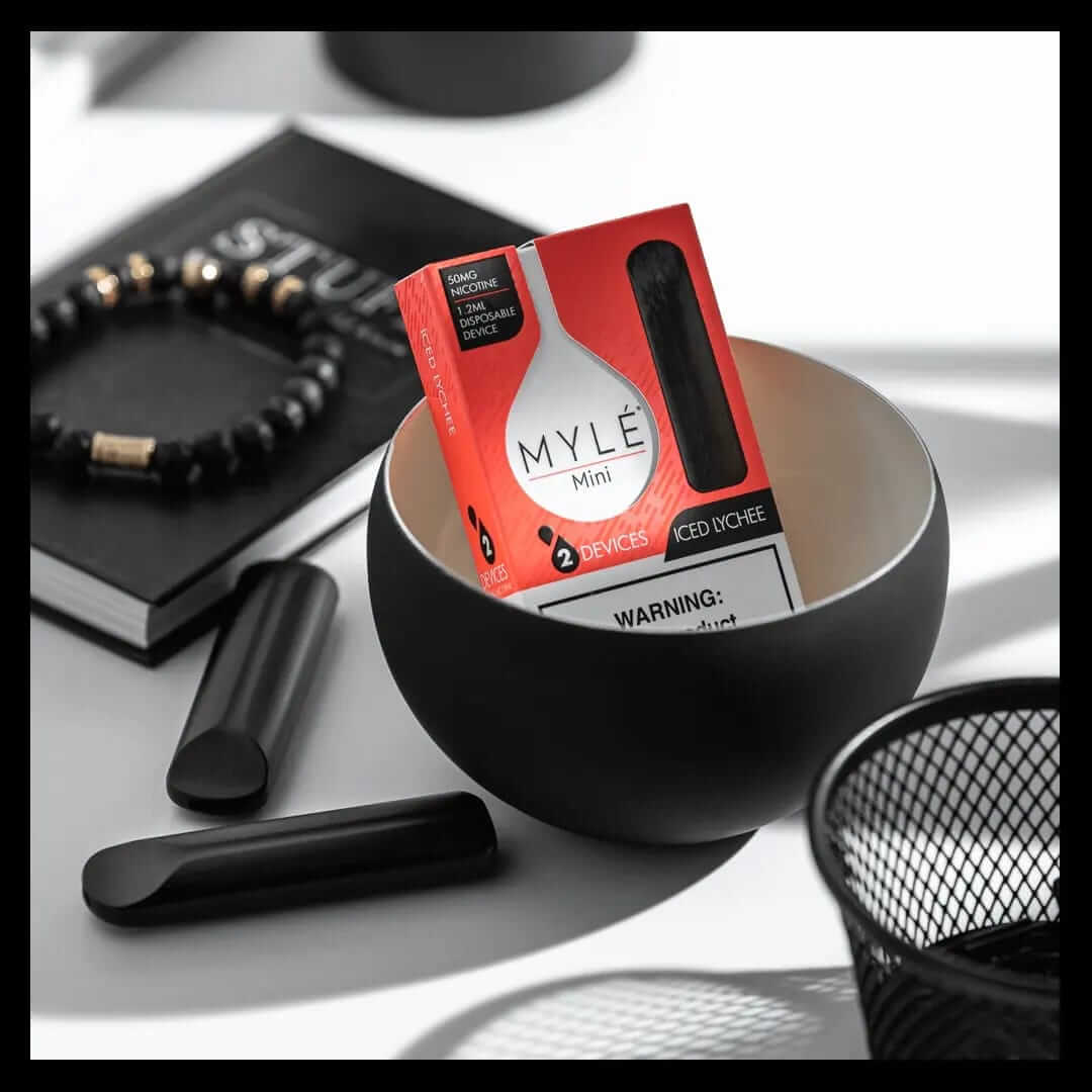 Myle Mini Peach Ice Disposable Vape 5% Nicotine – Dubai UAE