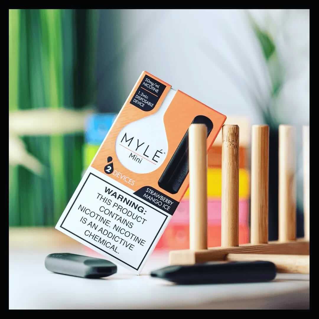 Myle Mini Peach Ice Disposable Vape 5% Nicotine – Dubai UAE