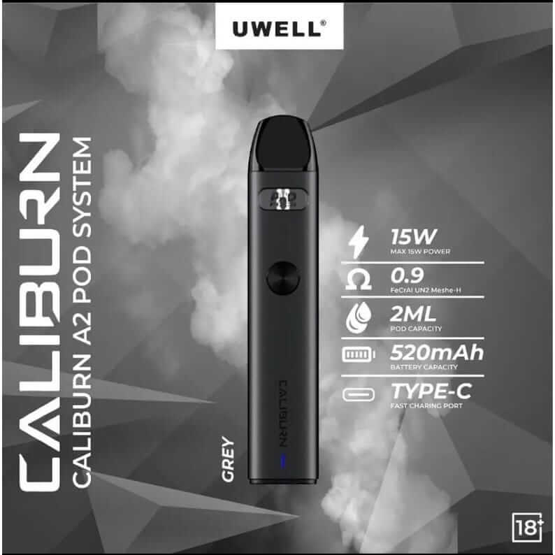Uwell Caliburn A2 Pod System Kit – Original Vape Device in UAE