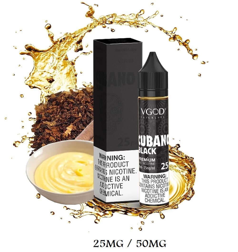 VGOD Cubano Black Salt Nic 30ml – 25mg/50mg | Dubai UAE