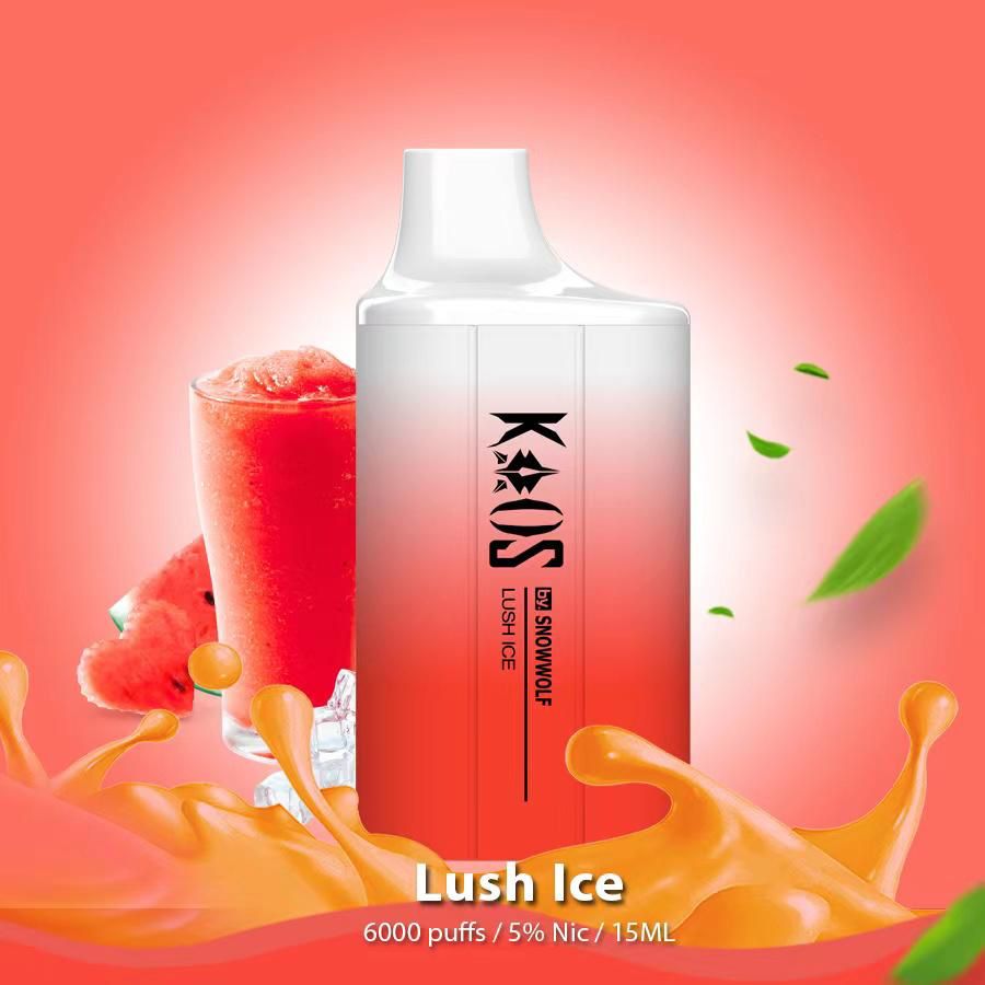 Kaos by SnowWolf 6000 Puffs Disposable Vape – 15ml, Type-C, MTL