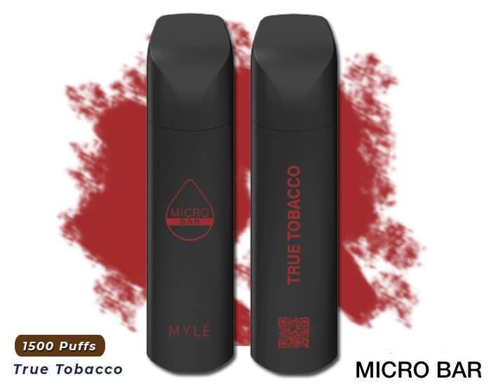 MYLE Micro Bar 1500 Puffs 20mg Disposable Vape Dubai UAE