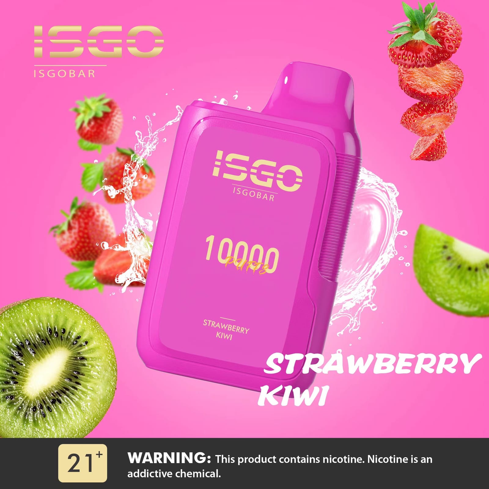 ISGO Bar 10000 Puffs Disposable Vape 5% Nicotine Salt Dubai