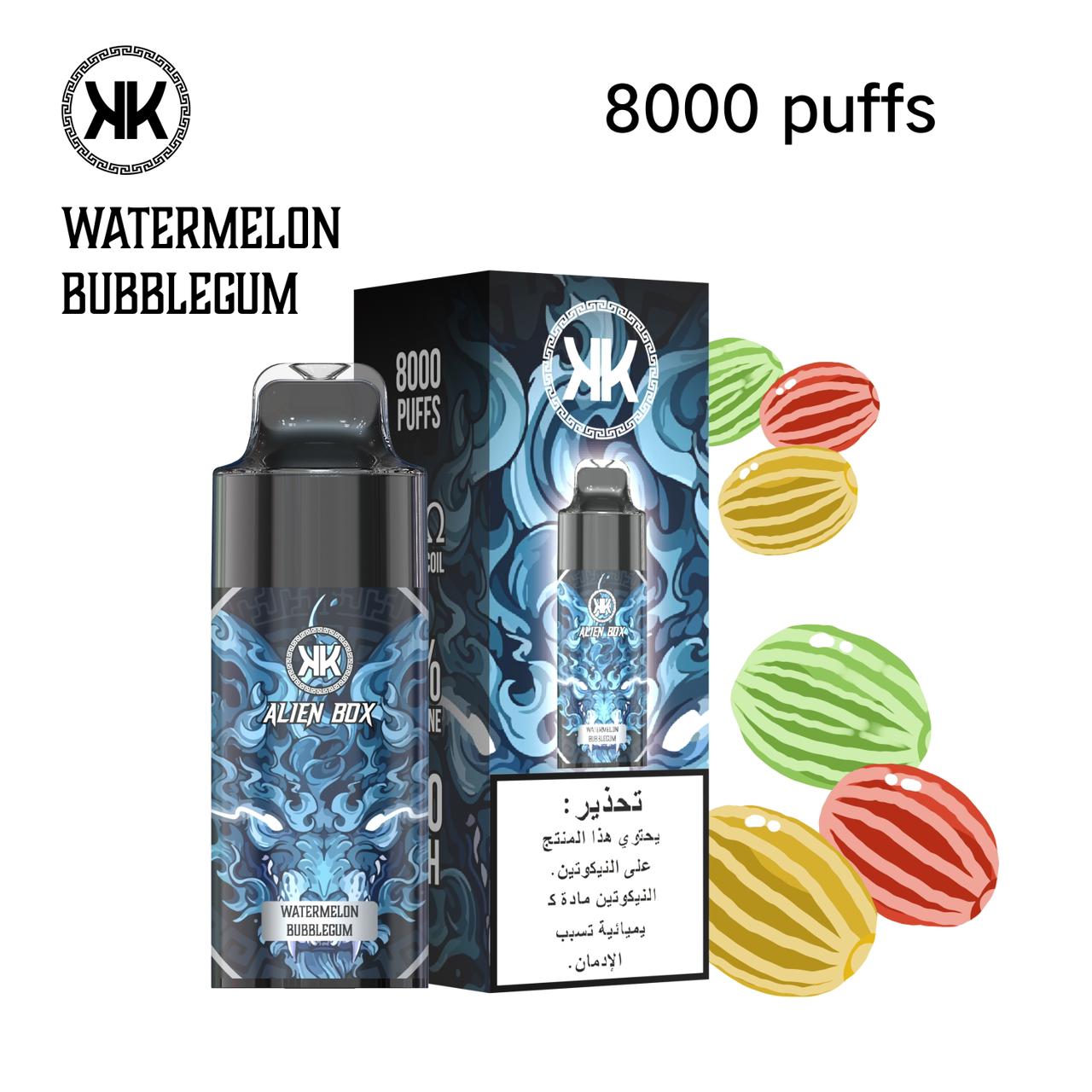 KK Alien Box 8000 Puffs – Rechargeable Disposable Vape in Dubai UAE