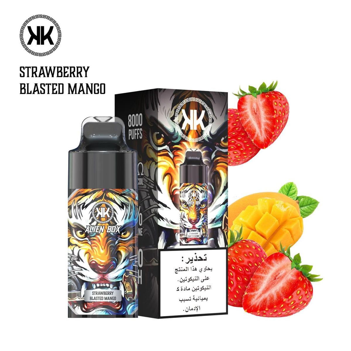 KK Alien Box 8000 Puffs – Rechargeable Disposable Vape in Dubai UAE