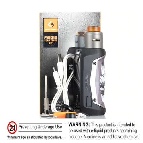 GEEK VAPE Aegis Solo 100W Kit with TENGU RDA – Dubai Vape