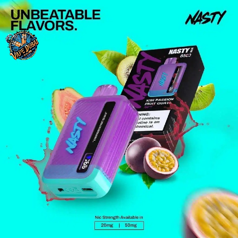 Nasty Bar 8500 Puffs Disposable Vape – Rechargeable | Dubai UAE