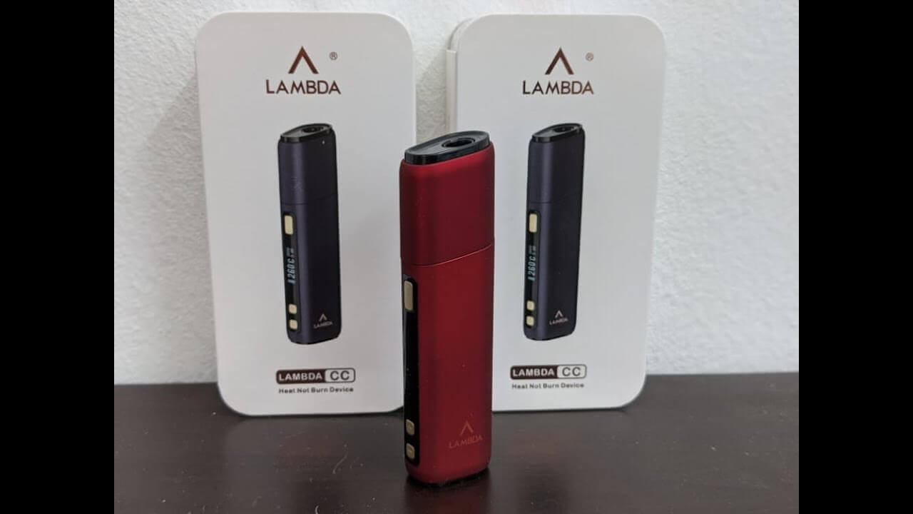 LAMBDA CC Heat Not Burn Device OLED 3200mAh for Tobacco Sticks UAE