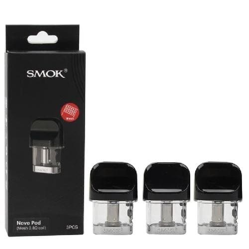 SMOK NOVO & NOVO 2 Replacement Pods – 3 Pack | Vape Dubai UAE